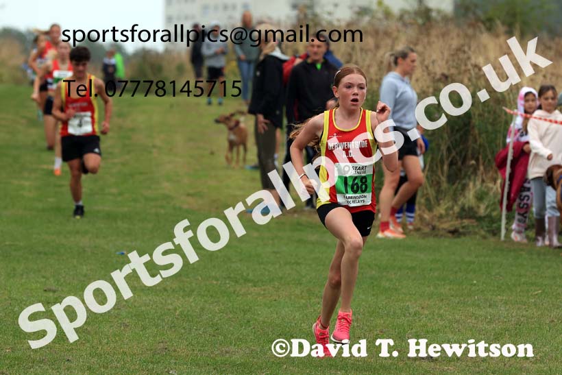 Boys and Girls Under-15s, 2024 Sunderland XC Relays.  Photo: David T. Hewitson/Sports for All Pics